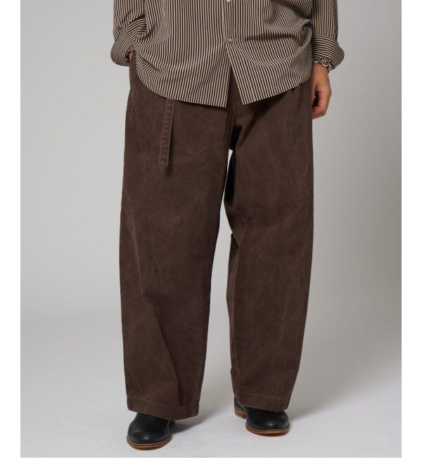 EDIFICE「フェード  ベルテッド トラウザー」|デニム|