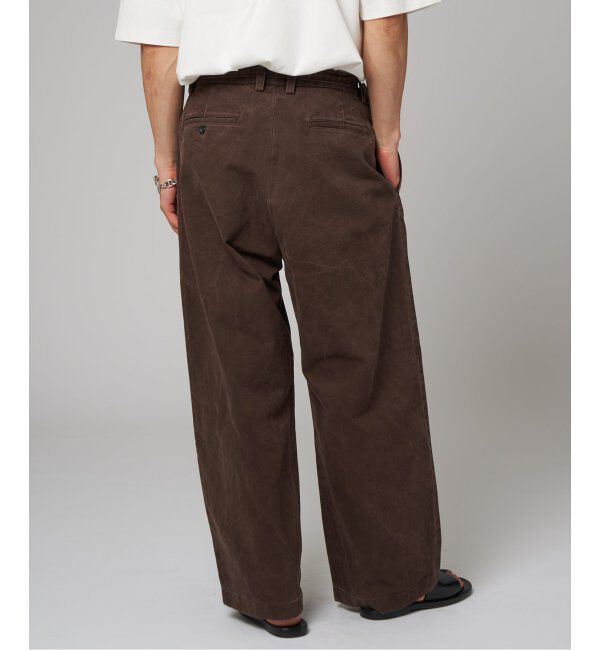 EDIFICE「フェード  ベルテッド トラウザー」|デニム|