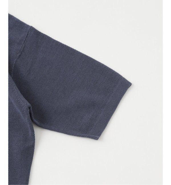 EDIFICE「メッシュ ハーフスリーブ スキッパー」|ニット・セーター|