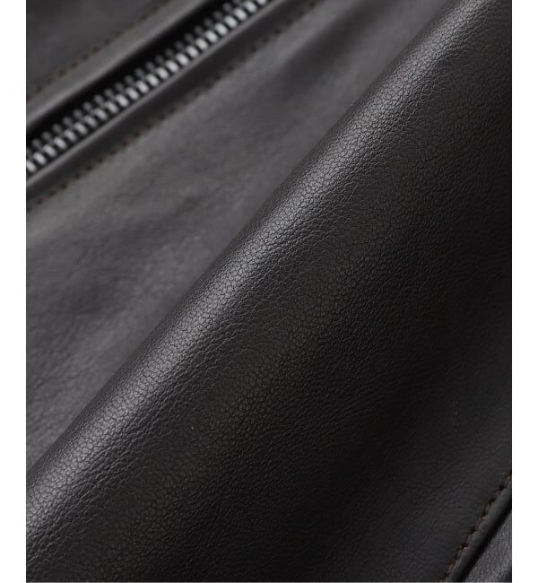 EDIFICE「ラム アンティーク レザー ジャケット」|ライダースジャケット|