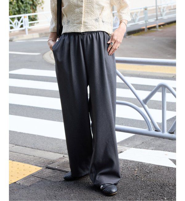 JOURNAL STANDARD「《追加》ウールライクストレッチワイドパンツ」|その他|