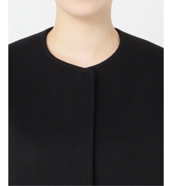 JOURNAL STANDARD「スーパー140ビーバーノーカラーショートコート」|ノーカラーコート|