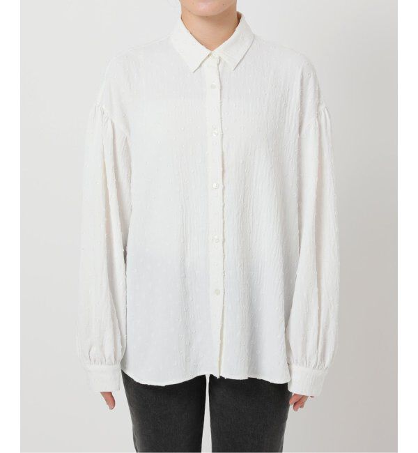 JOURNAL STANDARD relume「《追加》ドットジャガードブラウス」|シャツ・ブラウス|