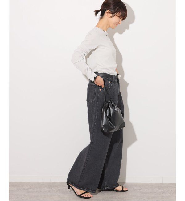 JOURNAL STANDARD relume「《追加》ソフトテレコクルーネックロングTEE」|Tシャツ・カットソー|