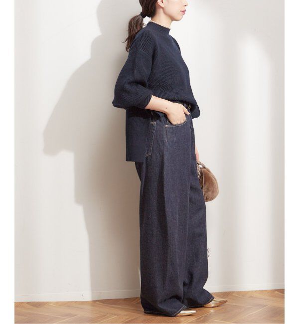 journal standard L'essage「ルーズウェービング 3D デニムパンツ」|デニム|