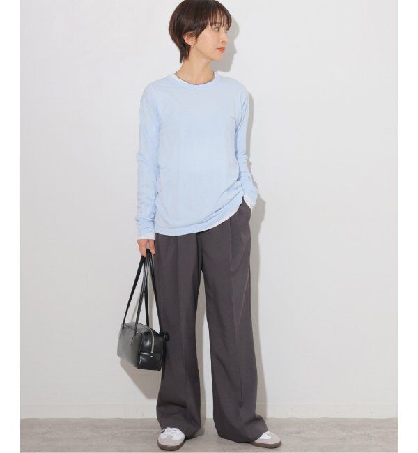 JOURNAL STANDARD relume「《追加2》シアークルーネックロングTシャツ」|Tシャツ・カットソー|