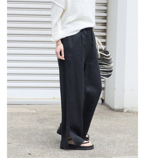 JOURNAL STANDARD relume「《追加2》麻スリットイージーパンツ」|その他|