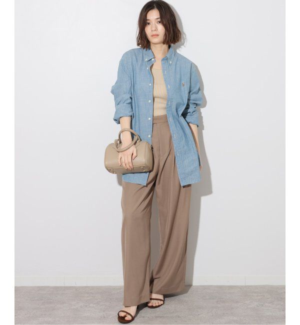 JOURNAL STANDARD relume「《追加3》Vis/Polyスクエアネックリブタンクトップ」|タンクトップ|