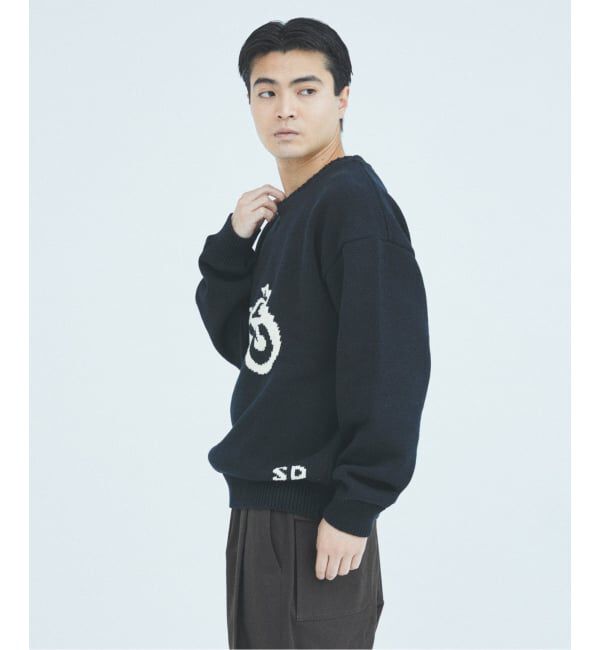 J.S.Homestead「Stead / ホビー インターシャ ニット」|ニット・セーター|