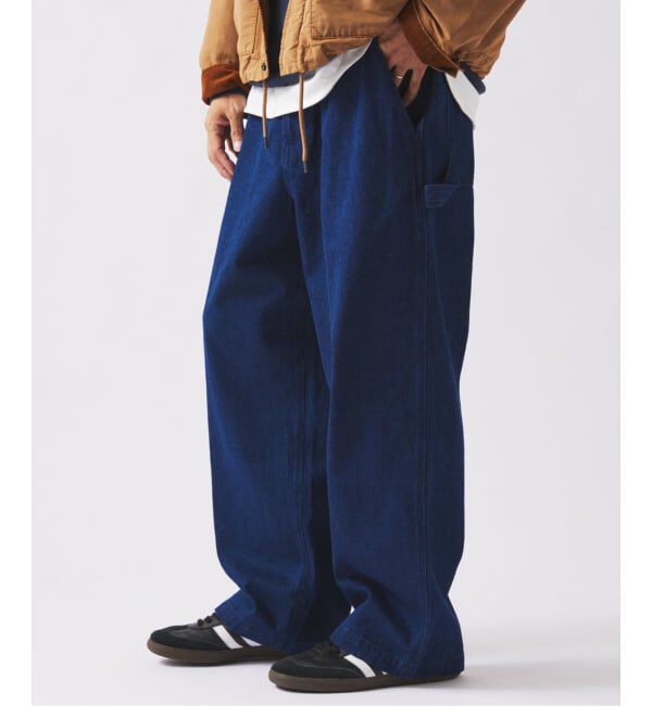 JOURNAL STANDARD relume「10オンス デニム＆ヒッコリー &rdquo;レイジー&rdquo; ペインターパンツ」|デニム|ネイビー