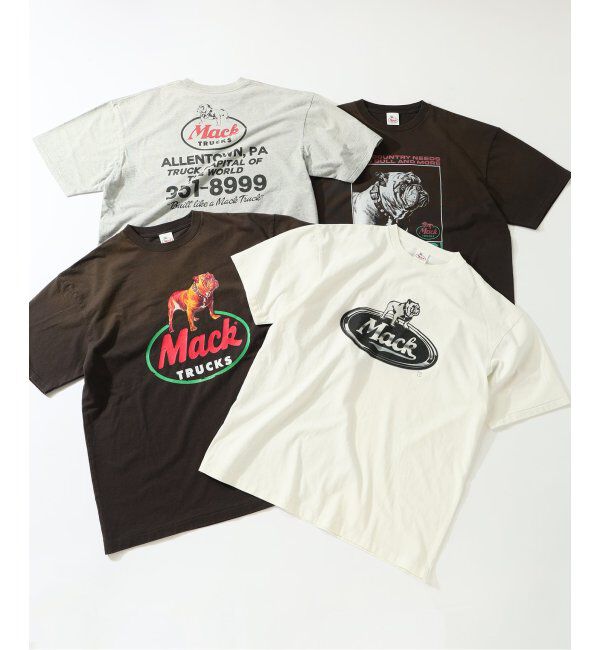 JOURNAL STANDARD relume「MACK TRUCKS / マック・トラックス 別注 フェード プリント Tシャツ」|Tシャツ・カットソー|