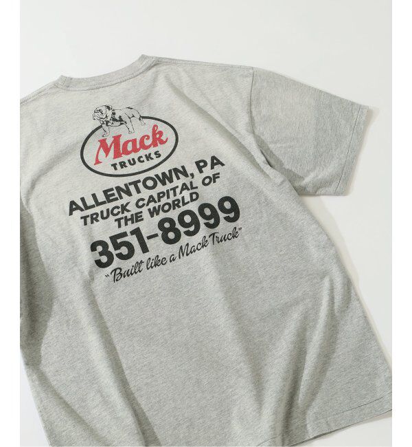 JOURNAL STANDARD relume「MACK TRUCKS / マック・トラックス 別注 フェード プリント Tシャツ」|Tシャツ・カットソー|グレー
