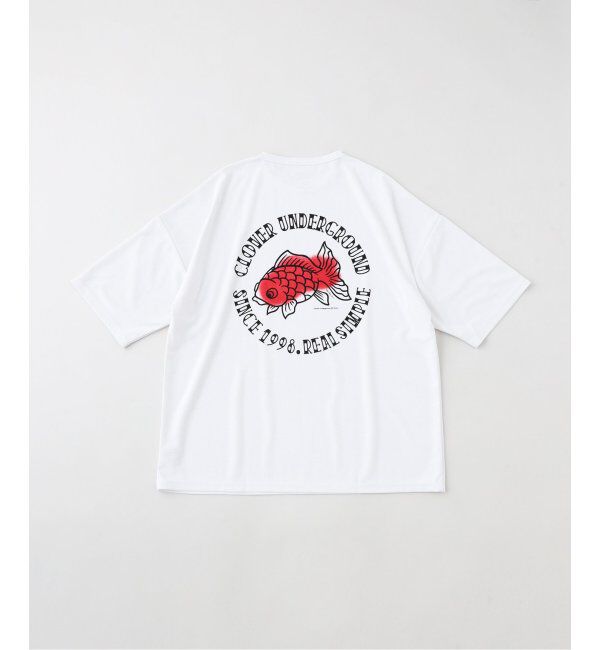 JOURNAL STANDARD relume「Cloveru / クローバル Japan Made Recycle GOLD FISH WIDE Tee」|Tシャツ・カットソー|