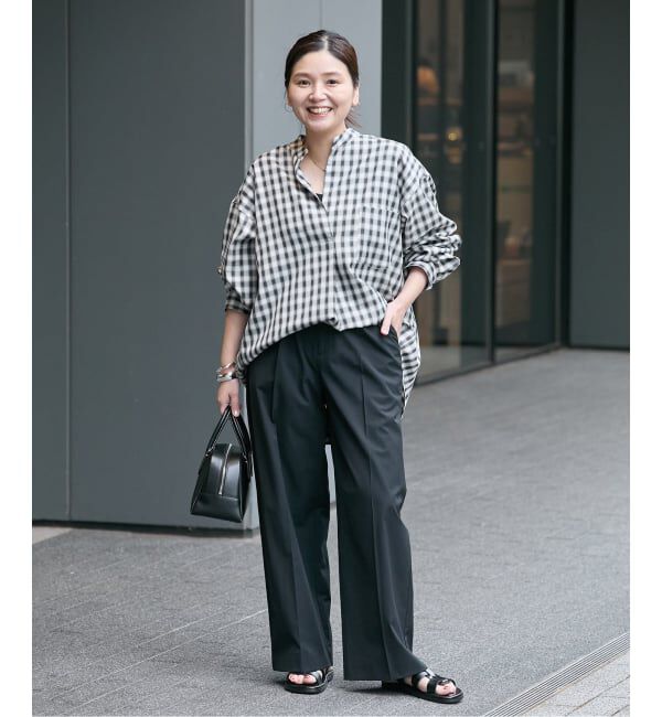 JOURNAL STANDARD「【撥水/接触冷感/洗える/UV】リネンナイロンストレッチスラックス」|スラックス|