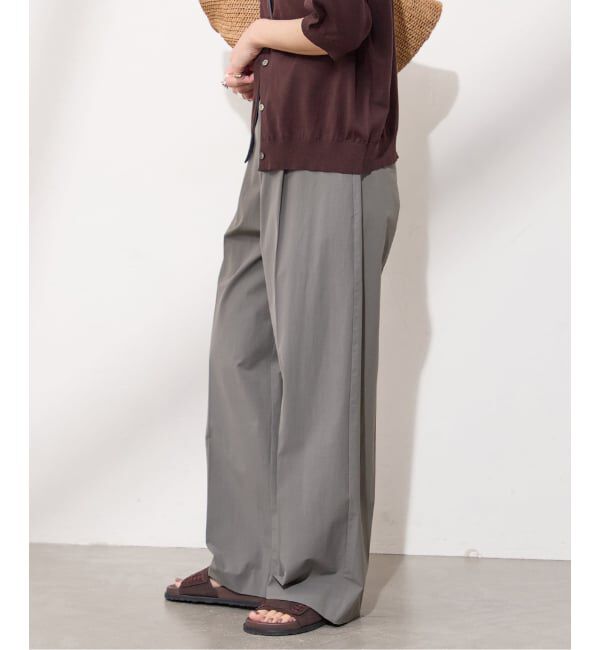 JOURNAL STANDARD「【撥水/接触冷感/洗える/UV】リネンナイロンストレッチスラックス」|スラックス|
