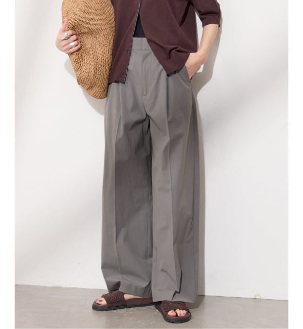 JOURNAL STANDARD「【撥水/接触冷感/洗える/UV】リネンナイロンストレッチスラックス」|スラックス|