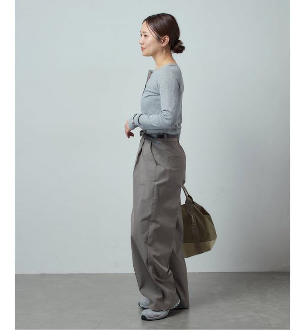 JOURNAL STANDARD「【撥水/接触冷感/洗える/UV】リネンナイロンストレッチスラックス」|スラックス|