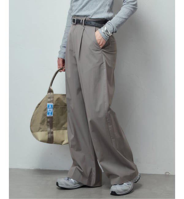 JOURNAL STANDARD「【撥水/接触冷感/洗える/UV】リネンナイロンストレッチスラックス」|スラックス|