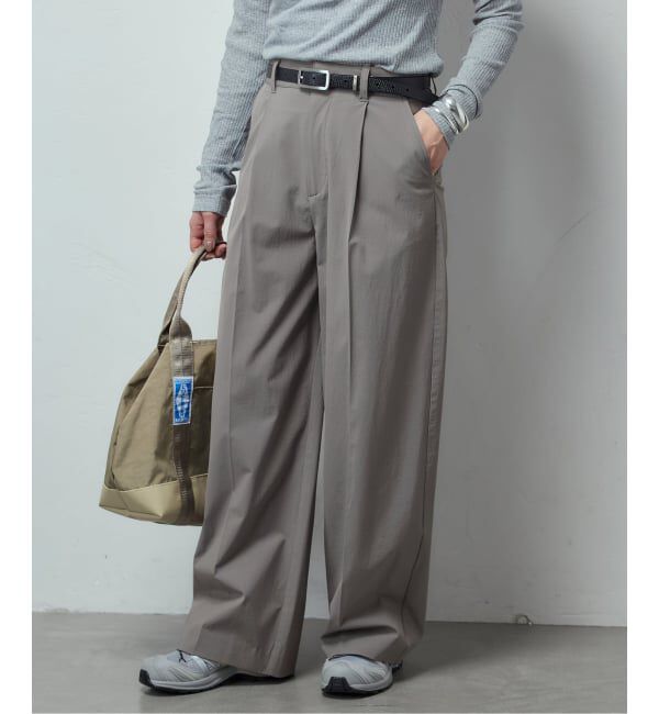 JOURNAL STANDARD「【撥水/接触冷感/洗える/UV】リネンナイロンストレッチスラックス」|スラックス|