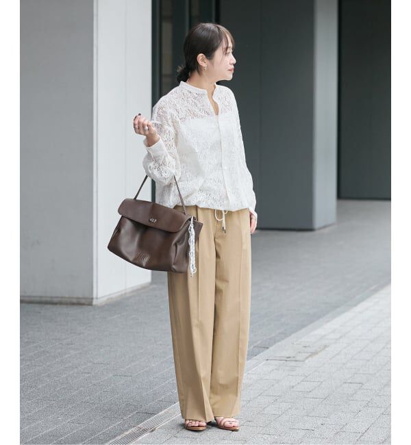 JOURNAL STANDARD「【撥水/接触冷感/洗える/UV】リネンナイロンストレッチスラックス」|スラックス|