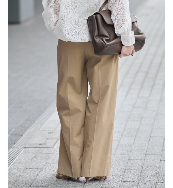 JOURNAL STANDARD「【撥水/接触冷感/洗える/UV】リネンナイロンストレッチスラックス」|スラックス|