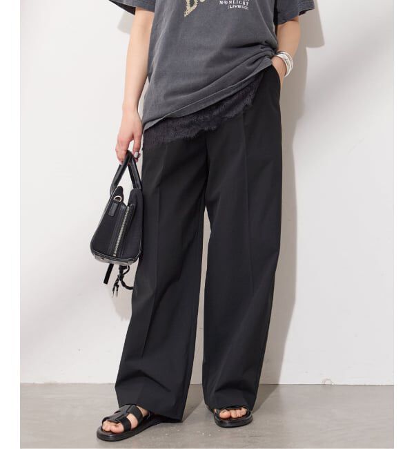 JOURNAL STANDARD「【撥水/接触冷感/洗える/UV】リネンナイロンストレッチスラックス」|スラックス|