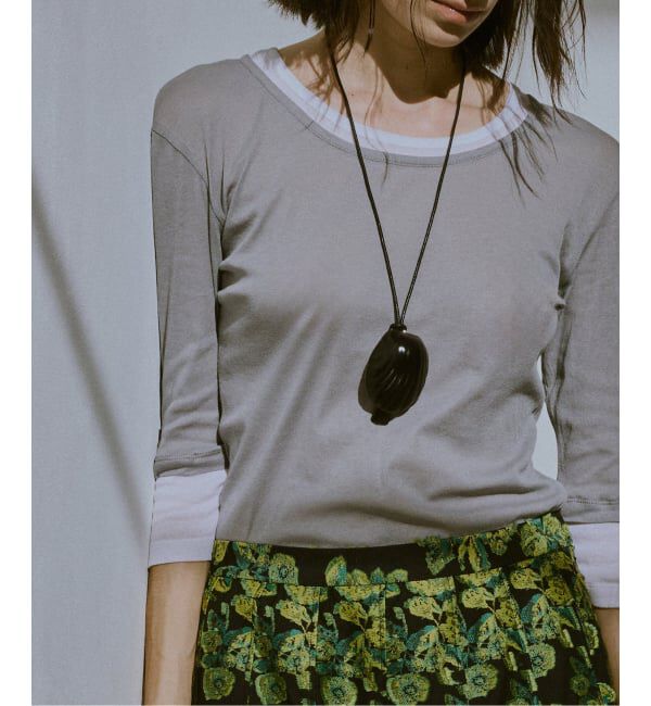 JOURNAL STANDARD「【JAMIRAY / ジャミレイ】LEATHER SHELL NECKLACE」|その他|ブラック