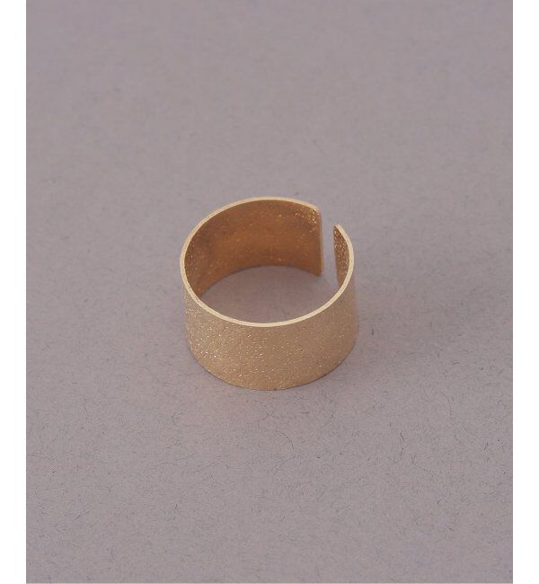 Lilas by Spick&Span「10mmテクスチャースリットリング K10」|リング|