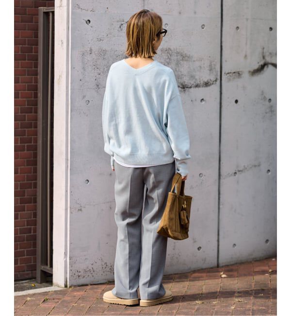 FRAMeWORK「≪追加≫セミフレアパンツ2」|スラックス|