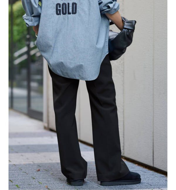 FRAMeWORK「≪追加≫セミフレアパンツ2」|スラックス|