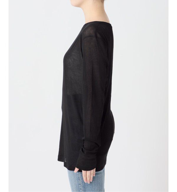 Spick and Span「《追加》シアーボートネックプルオーバー」|Tシャツ・カットソー|