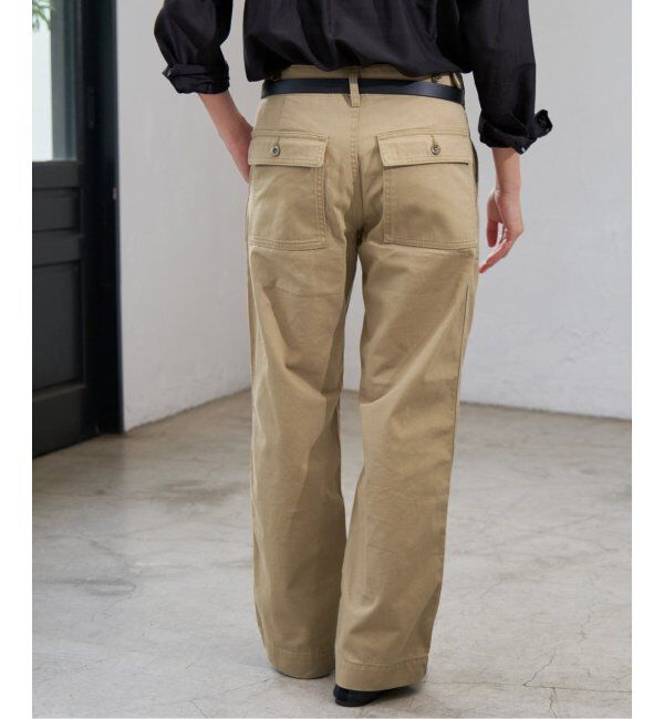 Spick and Span「《追加2》ルーズベイカーパンツ」|カーゴ|