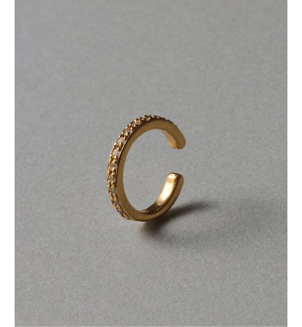 Spick and Span「《WEB限定》【SAMH by LILAS】イヤーカフホワイトトパーズSV（片耳）」|イヤーカフ|