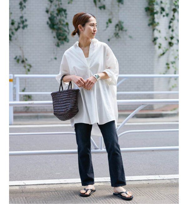 FRAMeWORK「≪追加≫ハーフスリーブポンチョシャツ」|シャツ・ブラウス|