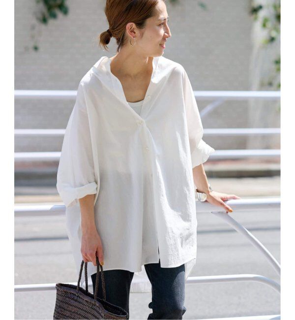 FRAMeWORK「≪追加≫ハーフスリーブポンチョシャツ」|シャツ・ブラウス|