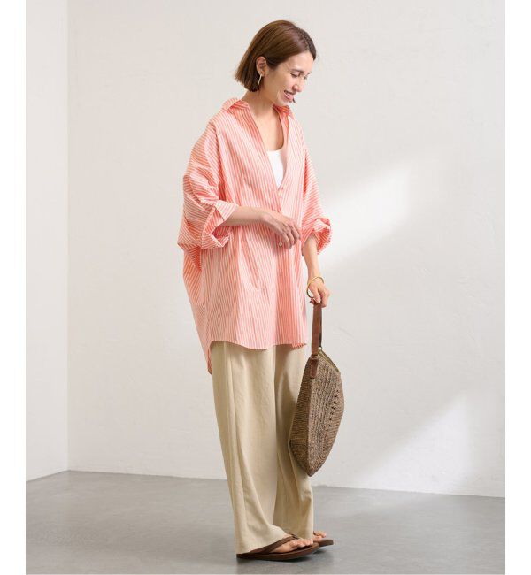 FRAMeWORK「≪追加≫ハーフスリーブポンチョシャツ」|シャツ・ブラウス|