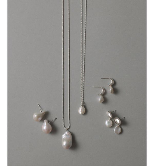 Spick and Span「《WEB限定》【SAMH by LILAS】 オイスターパールピアス SV(両耳)」|ピアス|