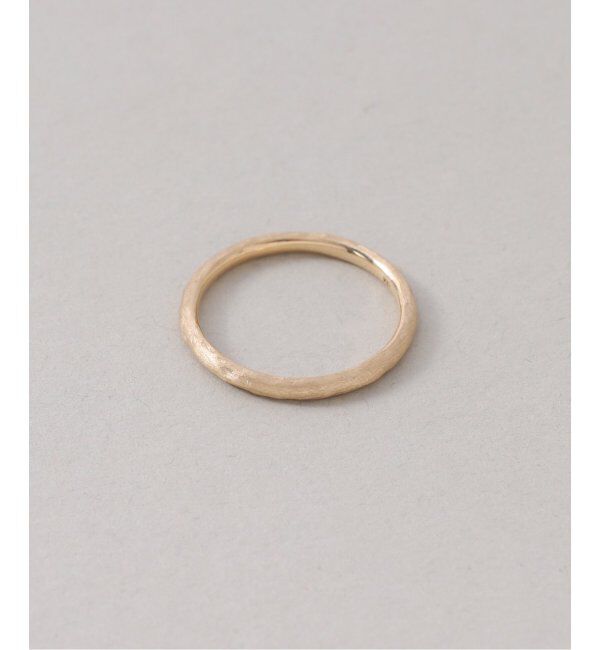 Lilas by Spick&Span「テクスチャーマットピンキーリング K10」|リング|