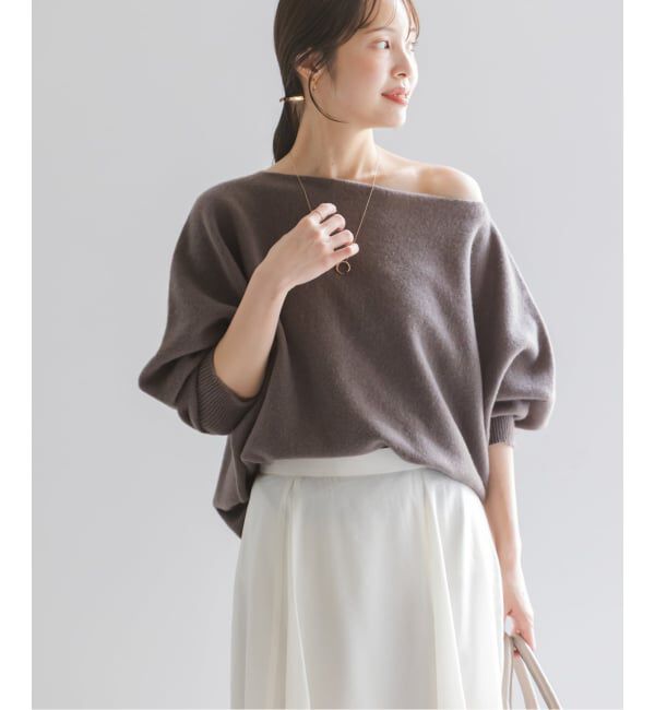 NOBLE「《WEB・一部店舗限定追加2》ファインウールドルマンプルオーバー」|ニット・セーター|