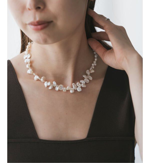 NOBLE「MIHOKO SAKAI/ミホコサカイ ケシLパールネックレス34cm」|ネックレス|