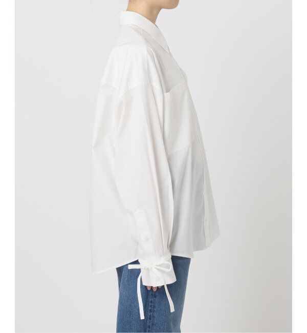 U by SPICK&SPAN「リボンスリーブオーバーシャツ」|シャツ・ブラウス|