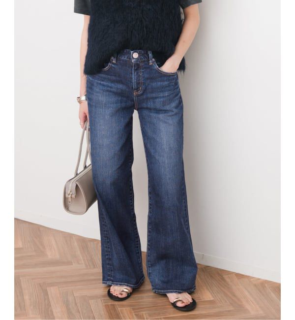 Spick and Span「《追加》RED CARD TOKYO / レッドカード トーキョー 35th Anniv. Wide」|デニム|ネイビー A