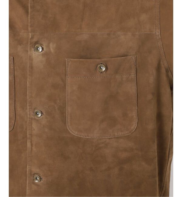 FRAMeWORK「THRIFTY LOOK 別注 SUEDESHIRTブルゾン」|ライダースジャケット|