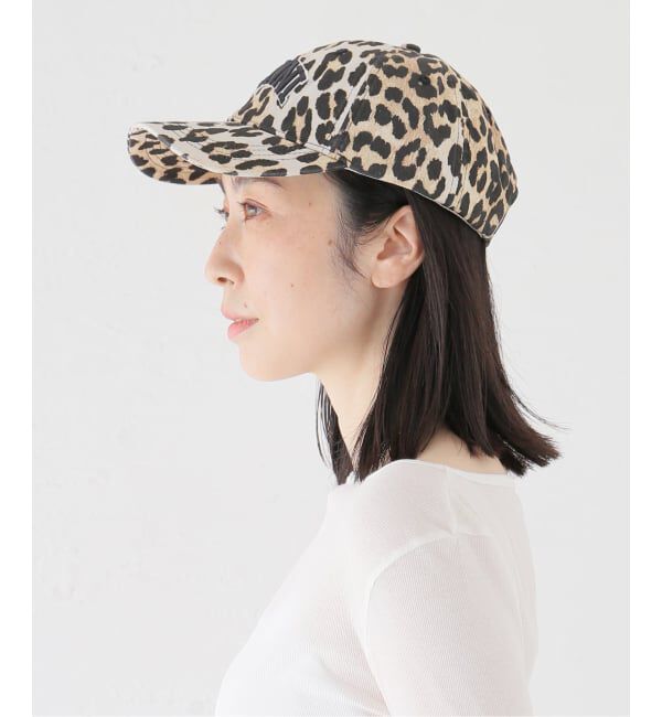 U by SPICK&SPAN「GANNI / ガニー Washed Cotton Canvas Cap Leo Emb」|キャップ・キャスケット|