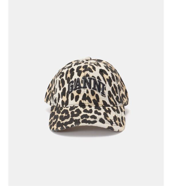 U by SPICK&SPAN「GANNI / ガニー Washed Cotton Canvas Cap Leo Emb」|キャップ・キャスケット|