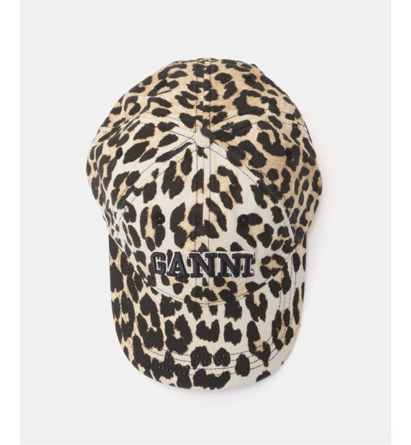 U by SPICK&SPAN「GANNI / ガニー Washed Cotton Canvas Cap Leo Emb」|キャップ・キャスケット|