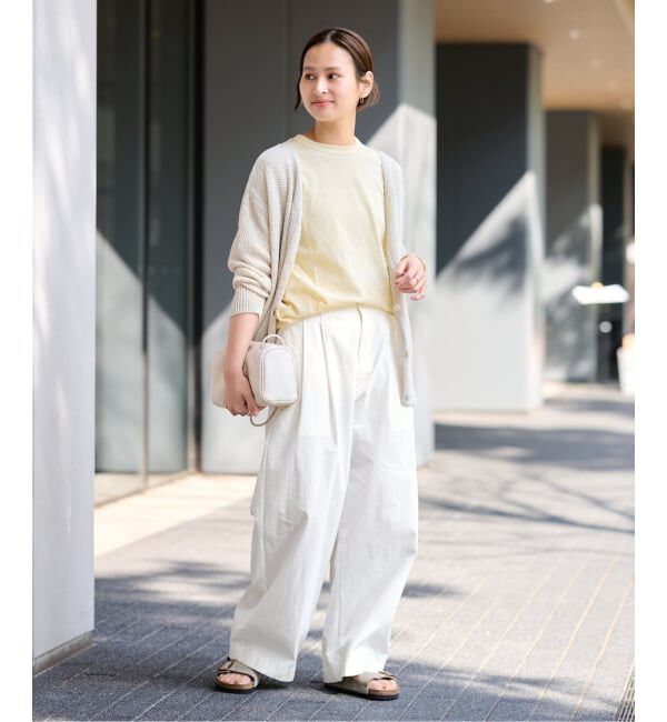 FRAMeWORK「≪洗濯機洗い可≫コットンナイロンタックパンツ」|その他|