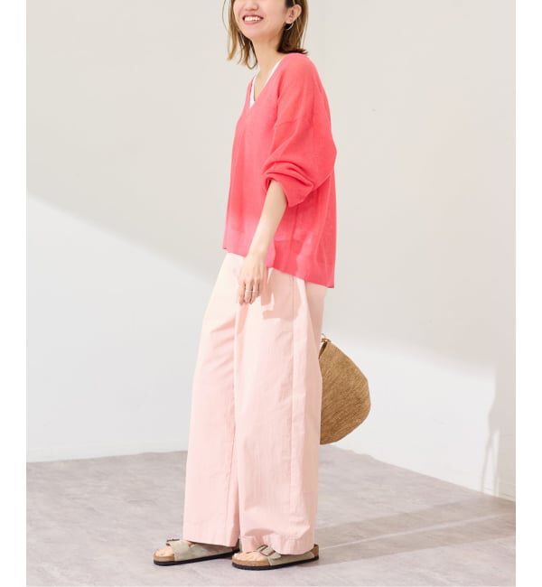 FRAMeWORK「≪洗濯機洗い可≫コットンナイロンタックパンツ」|その他|