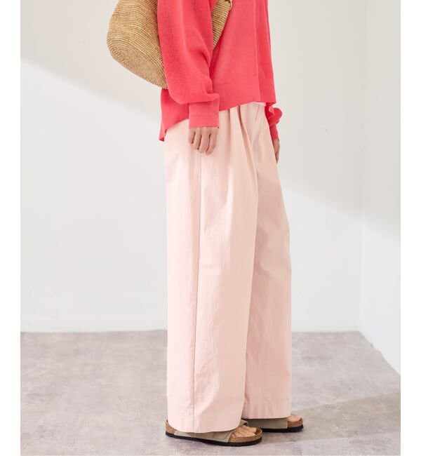 FRAMeWORK「≪洗濯機洗い可≫コットンナイロンタックパンツ」|その他|