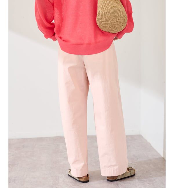 FRAMeWORK「≪洗濯機洗い可≫コットンナイロンタックパンツ」|その他|